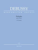 Preludes Book No. 1 piano sheet music cover